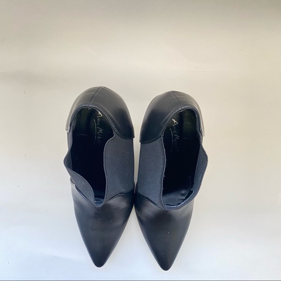Anne Michelle Black Heeled Boots size 10 - Picture 2 of 5